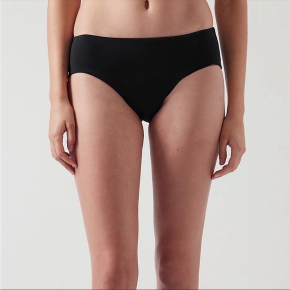 Athleta Other - NWT Athleta Clean Medium Bikini Bottom Large Black